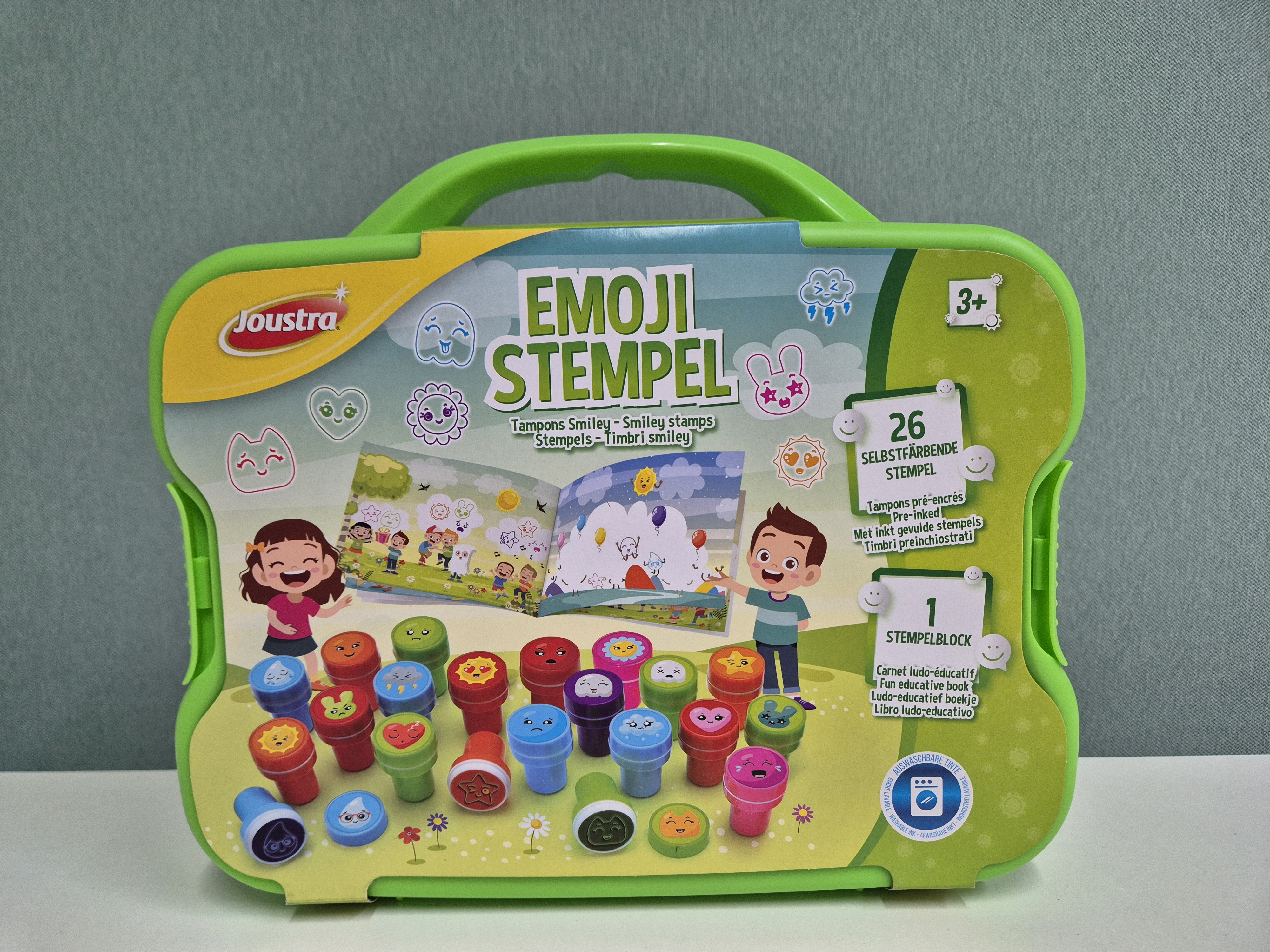 26 Joustra® Emoji Motivstempel-Set Emoji Produktbild