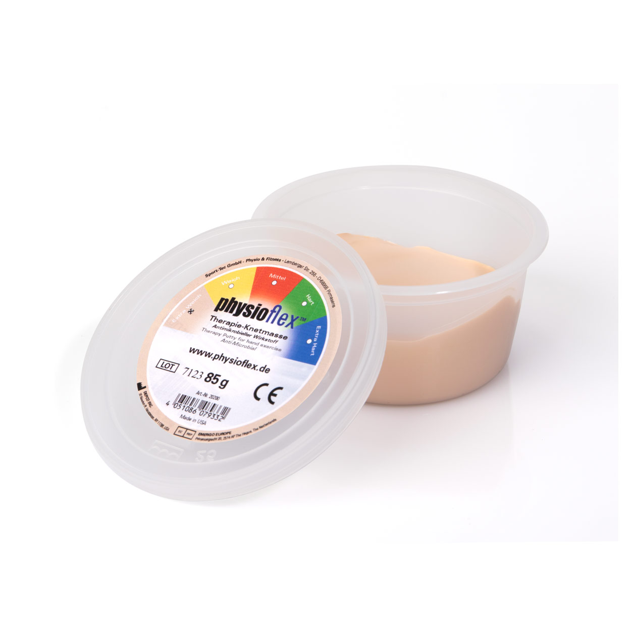 Sport-Tec Physioflex Therapie-Knetmasse super soft, 85 g, beige Produktbild