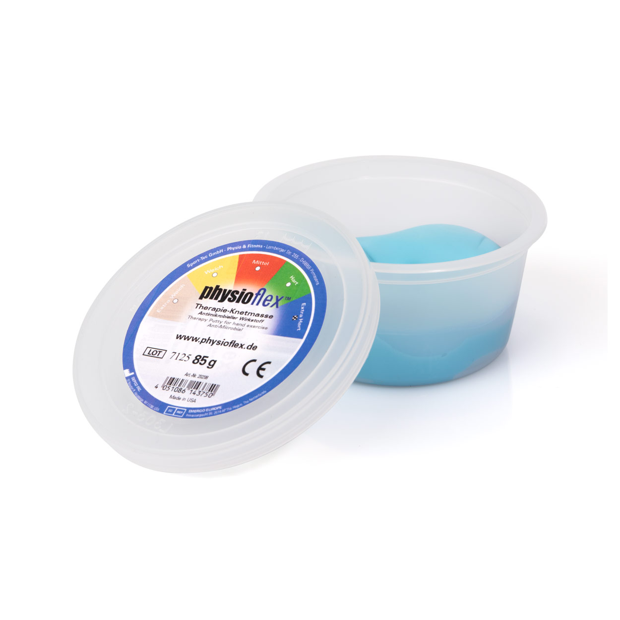 Sport-Tec Physioflex Therapie-Knetmasse super strong, 85 g, blau Produktbild