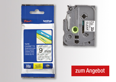 P-touch Schriftbandkassette 9 mm